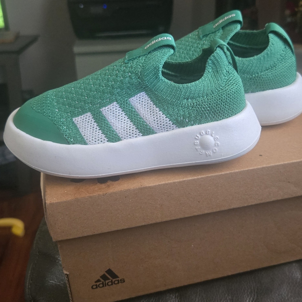Adidas Kids Bubblecomfy Sneakers in Green